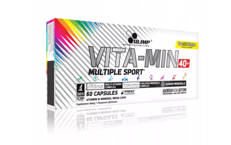 OLIMP VITA-MIN MULTIPLE SPORT 40+ 120CAPS WITAMINY ZDROWIE SIŁA ENERGIA MO