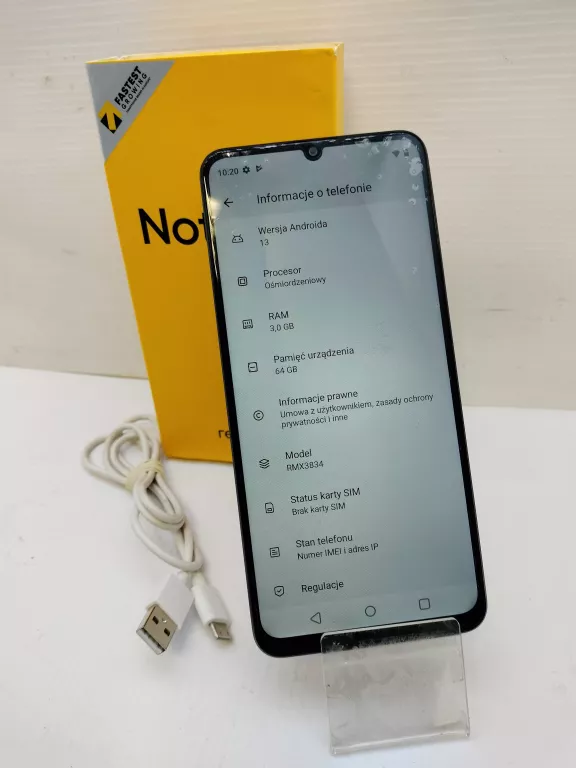 TELEFON REALME NOTE 50 3/64GB KOMPLET