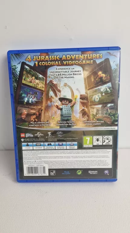 GRA PS4 LEGO JURASSIC WORLD