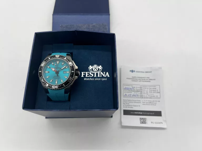 ZEGAREK FESTINA F20664/5 + PUDEŁKO + GWARANCJA