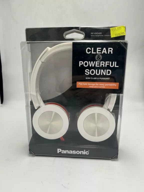 PANASONIC SŁUCHAWKI PRZEWODOWE CLEAR POWERFUL