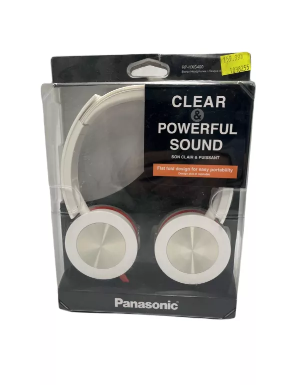 PANASONIC SŁUCHAWKI PRZEWODOWE CLEAR POWERFUL