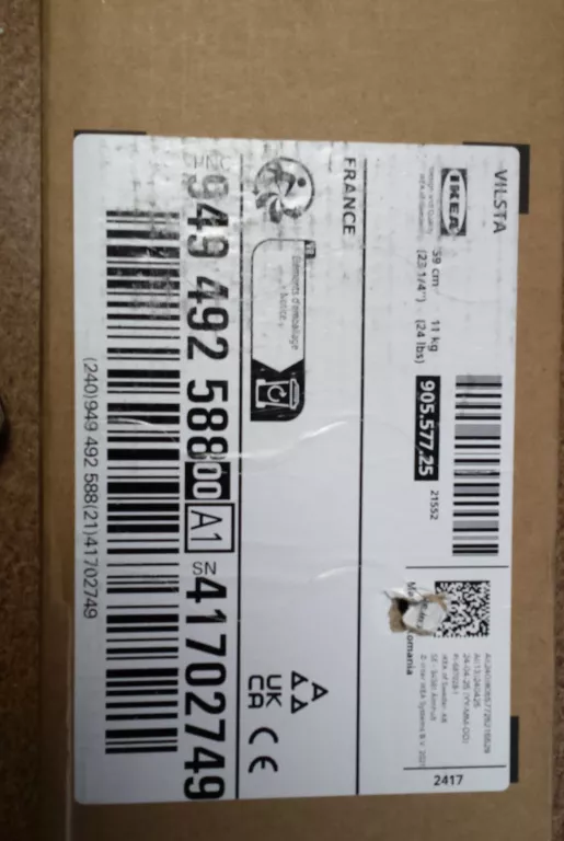 PŁYTA INDUKCYJNA VILSTA IKEA 59CM 905.577.25