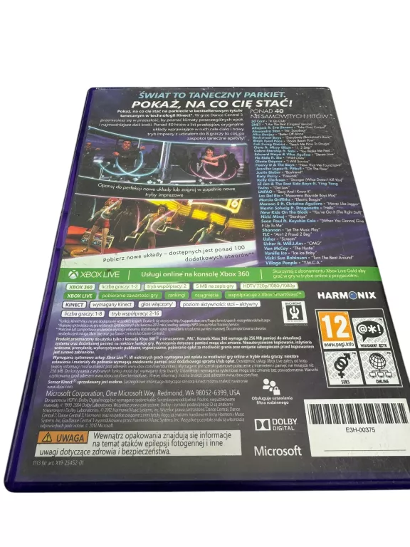 GRA XBOX360 DANCECENTRAL 3