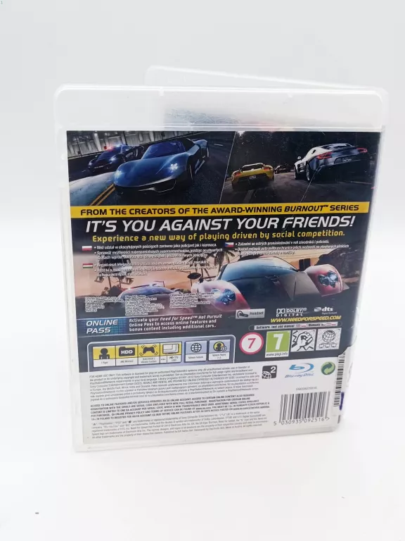 NEED FOR SPEED: HOT PURSUIT SONY PLAYSTATION 3 (PS3)