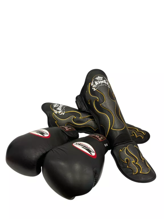 RĘKAWICE BOKSERSKIE TWINS SPECJAL 16  + OCHRANIACZE  TOP KING BOXING