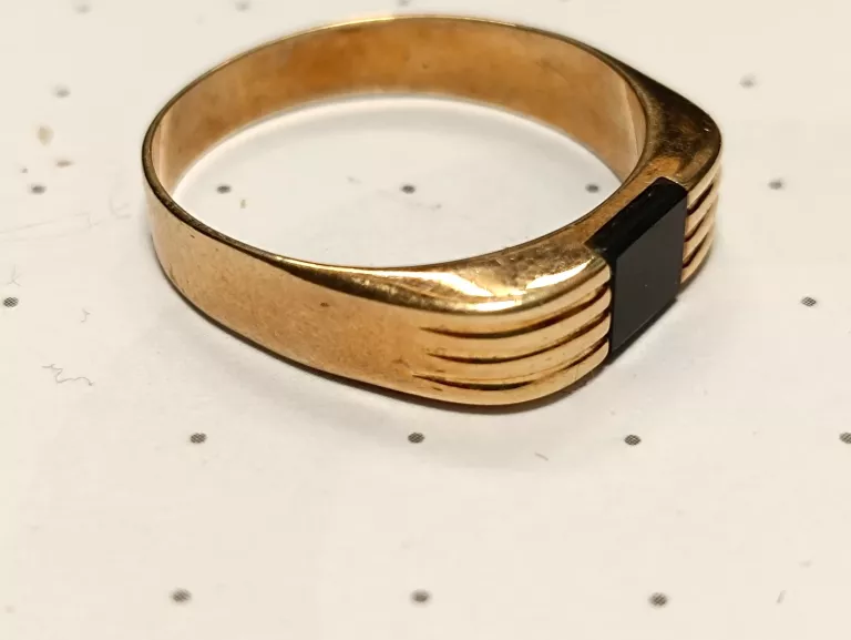 ZJAWISKOWY MODNY ZŁOTY SYGNET 3,56G R.29 585 14K