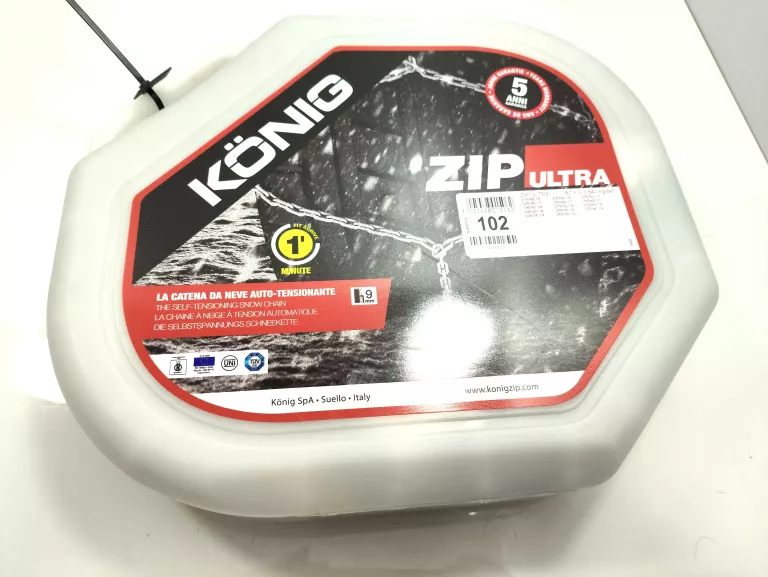 ŁAŃCUCHY ŚNIEGOWE KONIG ZIP ULTRA ROZMIAR 102