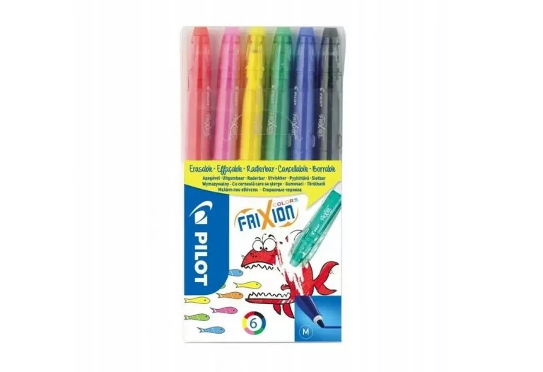 PILOT GUMOWE MARKERY FRIXION, 6 SZT.
