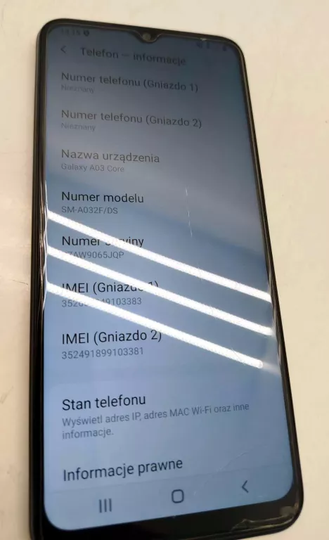 TELEFON SAMSUNG GALAXY A03 CORE 32GB
