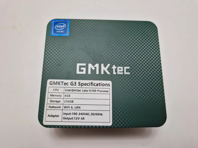 KOMPUTER MINI PC GMKTEC G3 INTEL N100/ 8GB/ 256SSD/ WIN11PRO