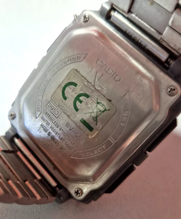 ZEGAREK CASIO WV-59E SREBRNY PLUS STOJAK