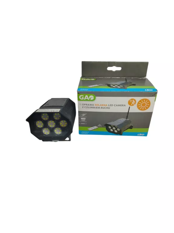 DÜWI LAMPKA SOLARNA Z PILOTEM ATRAPA KAMERY