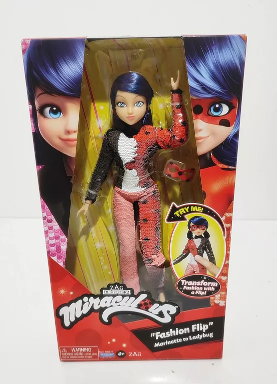 LALKA ZAG HEROEZ MIRACULOUS FASHION FLIP BIEDRONKA