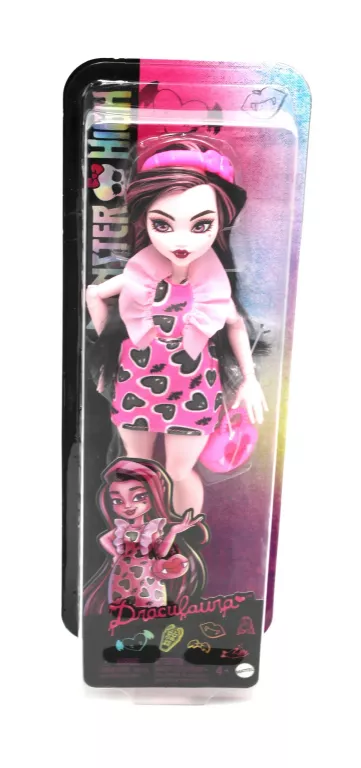 LALKA MATTEL MONSTER HIGH DRACULAURA 29 CM DLA DZIEWCZYNKI