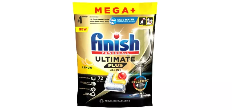 KAPSUŁKI DO ZMYWARKI FINISH ULTIMATE PLUS ALL IN 1 72 SZTUK LEMON