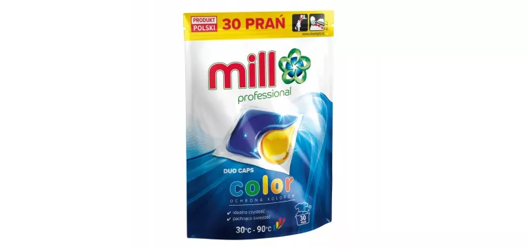 KAPSUŁKI DO PRANIA MILL PROFESSIONAL COLOR - 30SZT