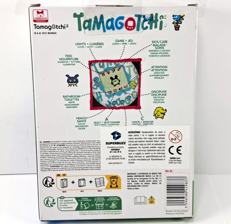 ZABAWKA TAMAGOTCHI FLOWER PERFUME BANDAI GEN 2 42800 *IDEAŁ*