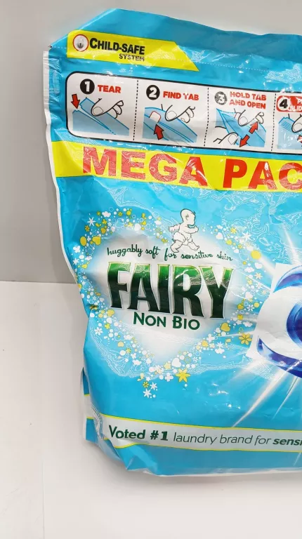 FAIRY NON BIO PODS KAPSUŁKI DO PRANIA DLA NIEMOWLĄT WRAŻLIWA SKÓRA 34 SZT.