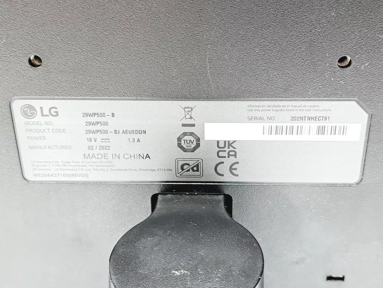 MONITOR LG 29WP500-B 29'