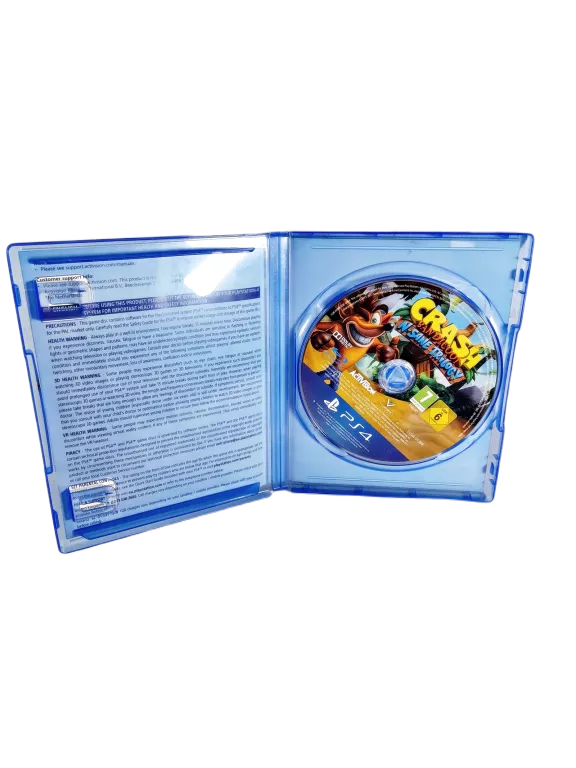 GRA NA KONSOLE CRASH BANDICOOT N SANE TRILOGY PS4 GRA PRZYGODOWA