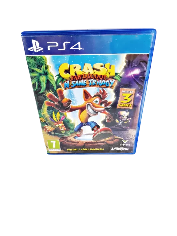 GRA NA KONSOLE CRASH BANDICOOT N SANE TRILOGY PS4 GRA PRZYGODOWA