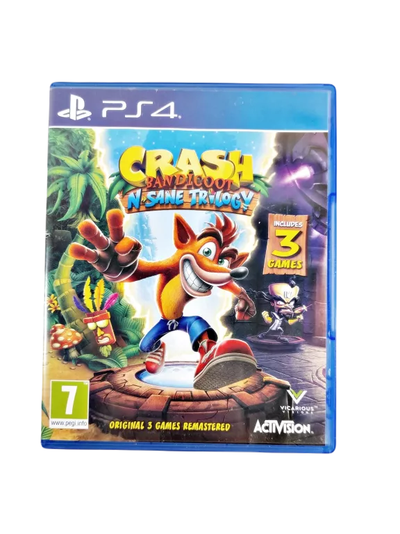 GRA NA KONSOLE CRASH BANDICOOT N SANE TRILOGY PS4 GRA PRZYGODOWA