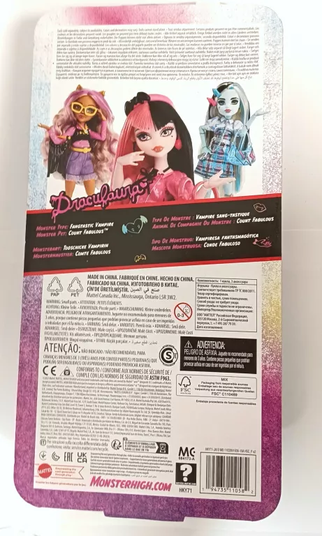 LALKA MONSTER HIGH DRACULAURA