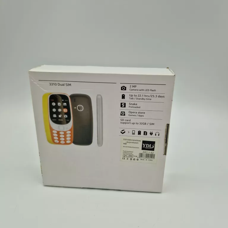 TELEFON  KOMÓRKOWY 3310 DUAL SIM