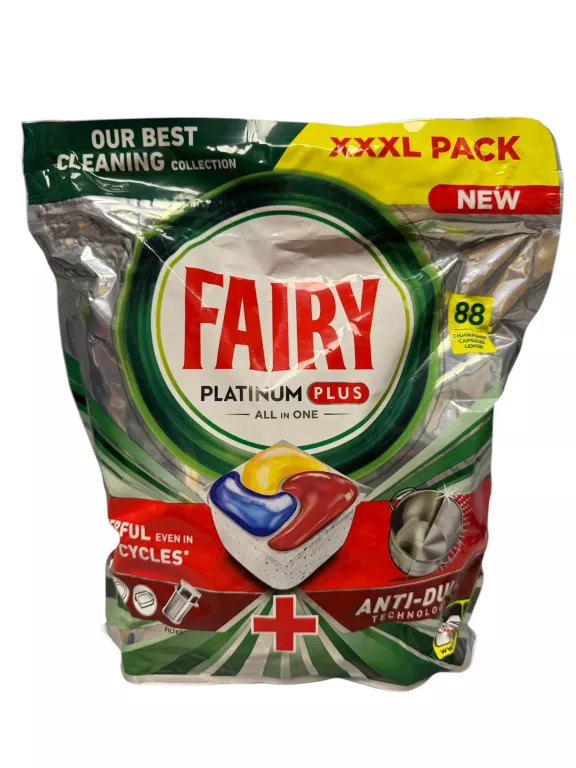 KAPSUŁKI FAIRY PLATINUM PLUS ALL IN ONE LEMON 88 SZT. N0WE!