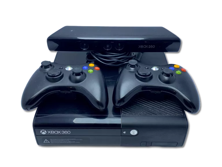 KONSOLA XBOX 360  250 GB + 2 PADY + KINECT