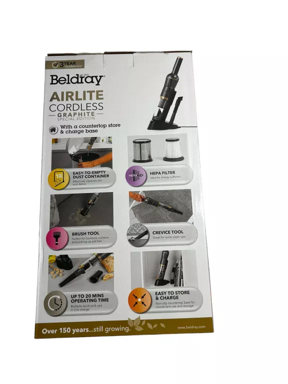 ODKURZACZ BELDRAY AIRLITE CORDLESS - STAN IGŁA!!