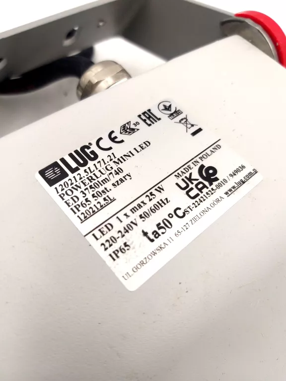 NAŚWIETLACZ POWERLUG MINI AS LED 25W 3750LM
