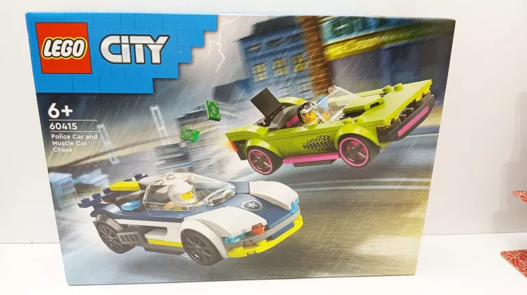 LEGO CITY 60415 POŚCIG RADIOWOZU ZA MUSCLE CAREM