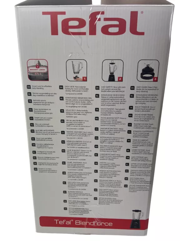 BLENDER KIELICHOWY TEFAL BL420838 600W CZARNY POWYSTAWOWY!