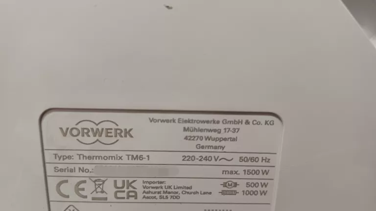 ROBOT KUCHENNY VORWERK THERMOMIX TM6