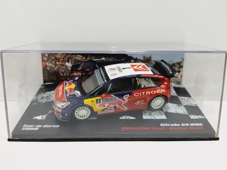 5) CITROEN C4 WRC LOEB/ELENA RALLY CARS DEAGOSTINI 1:43