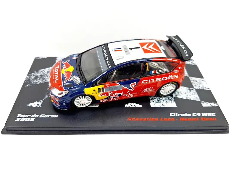 5) CITROEN C4 WRC LOEB/ELENA RALLY CARS DEAGOSTINI 1:43