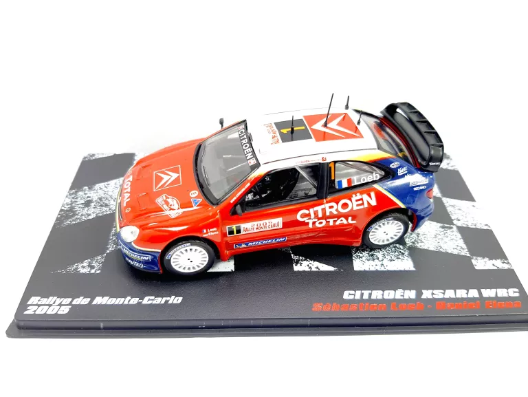 3) CITROEN XSARA WRS LOAB/ELENA RALLY CARS DEAGOSTINI 1:43