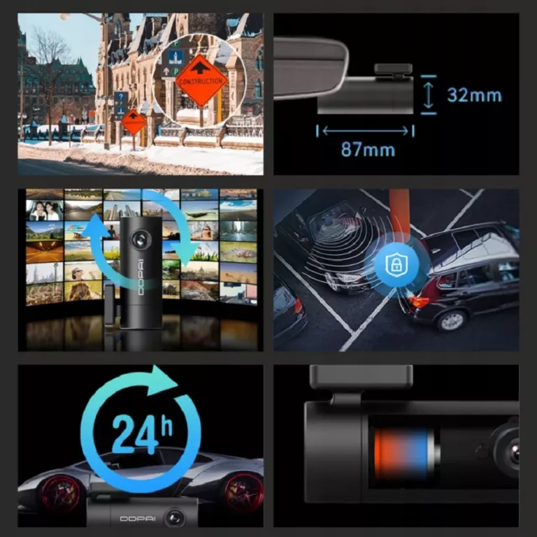 WIDEOREJESTRATOR KAMERA DDPAI MINI PRO 2.5K UHD 1296P WI-FI 6934915203741