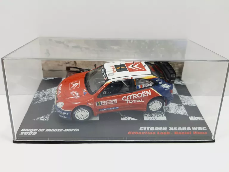 3) CITROEN XSARA WRS LOAB/ELENA RALLY CARS DEAGOSTINI 1:43