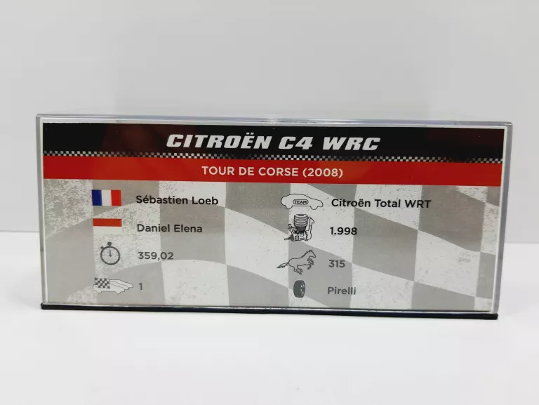 5) CITROEN C4 WRC LOEB/ELENA RALLY CARS DEAGOSTINI 1:43