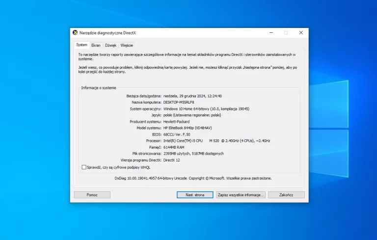 LAPTOP HP ELITEBOOK 8440P I5 M520 6GB RAM 128GB SSD