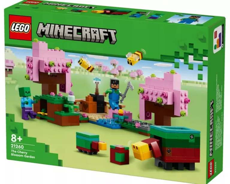 LEGO MINECRAFT OGRÓD KWITNĄCEJ WIŚNI 21260 WIŚNIOWY OGRÓD