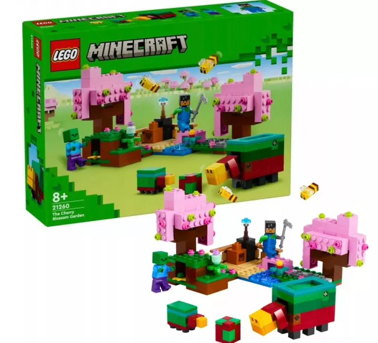 LEGO MINECRAFT OGRÓD KWITNĄCEJ WIŚNI 21260 WIŚNIOWY OGRÓD