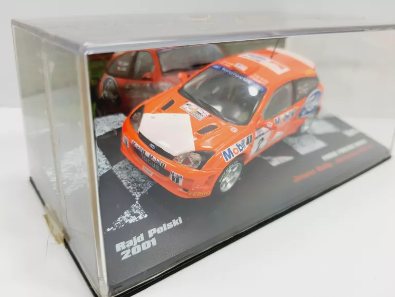 23) FORD FOCUS WRC KULIG/BARAN RAJD POLSKI 2001 RALLY CARS DEAGOSTINI 1:43
