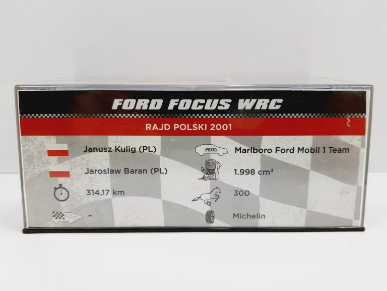 23) FORD FOCUS WRC KULIG/BARAN RAJD POLSKI 2001 RALLY CARS DEAGOSTINI 1:43