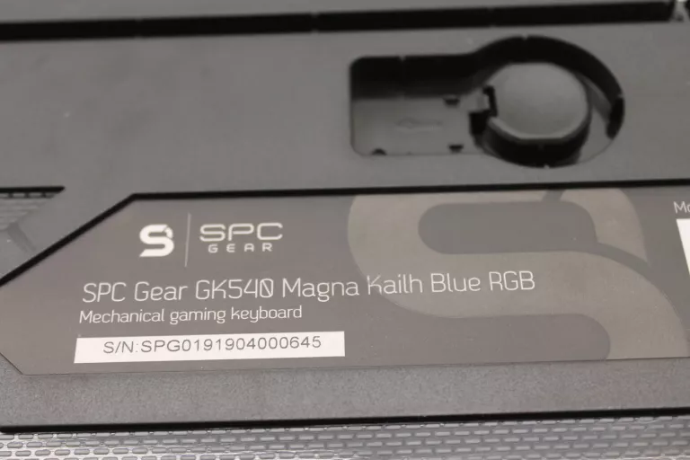 KLAWIATURA SPC GEAR GK540 MAGNA KAILH BLUE RGB