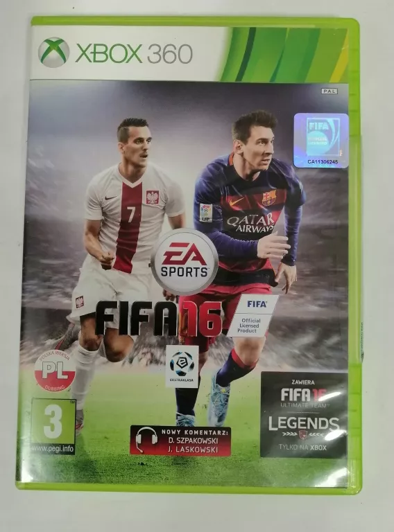 GRA FIFA 16 NA XBOX 360 PL