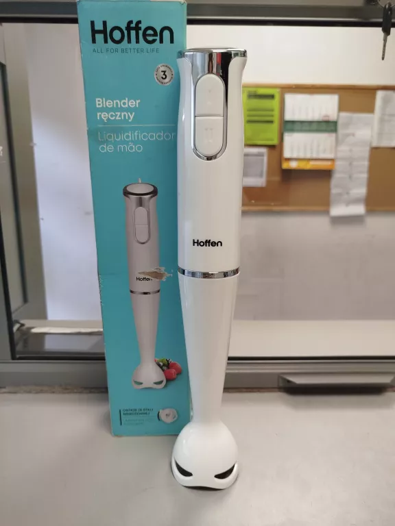 BLENDER RĘCZNY HOFFEN HB809-400 400 W BIAŁY